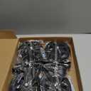 6 Inch Caster Wheels 3000lbs,Heavy Duty Casters Set of 4 with Brake, No Noise Polyurethane Swivel Caster Wheels for Cart,Furniture,Workbench(Free Screws & Spanners)