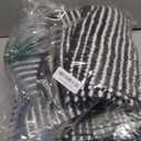 BSICPRO Bathroom Rugs and Mats Sets, 2 Piece Thick Absorbent Chenille Bath Mat Rug Set Non Slip, Soft Shaggy Bath Room Floor Mats for Bathroom, Machine Washable (20" x 47",  16" x 24", Black)