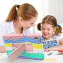 Grifobes for Samsung Galaxy Tab A7 Lite Case, 8.7 inch Shockproof Rugged Protective Cover with Stand for 2021 Tab A7 Lite 8.7" Tablet SM-T220/T225/T227U for Kids Boys Children (Camo Colorful)