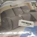 TAOCOCO Recliner Sofa Covers Stretch Reclining Couch Cover, Jacquard Recliner Couch Cover for 3 Seat Furniture Protector Sofa Slipcovers with Elastic Bottom for Kids, Pets (Chocolate)