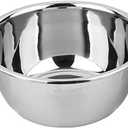 meleg otthon Stainless Steel Mixing Bowl, Stainless Steel Basin, 18.5QT Mixing Bowls,Heavy Duty Deeper Edge Mirror Finish Dishwasher Safe Bowl(15.74'' diameter x 6.02''high)