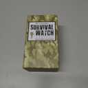 23-in-1 Survival Military Digital Watch, Mens Tactical Multi-Functional and Adjustable Wristband Outdoors Waterproof Sports Dual Dial Watches with Compass Paracord Band (Gray Yellow Camouflage)