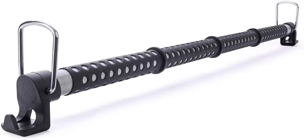 MICTUNING Car Clothes Hanger Bar Expandable 36 to 65 inches Retractable Vehicle Cloth Rack Hanger Rod for Car Truck RV SUV Road Travel - Coat Hanger Hold up to 60lbs