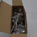 Knitgrip 20 Pcs Disco Party Decorations Silver Glitter Mini Disco Balls Flower Picks Floral Arrangement Mirror Balls Ornaments Sticks Bulk 14 Inch Sticks Planter Vases Glitter Stems for Wedding