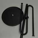 Towel Holder Stand, Stainless Steel Hand Towel Holder Rack for Bathroom Countertop, S-Shape Free Standing Towel Bar Holds 2 Towels for Kitchen Countertop, Black (14 inch)