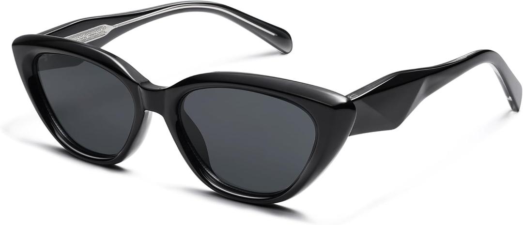 2 x Cat Eye Sunglasses for Women Retro Trendy Cateye Skinny Narrow Shade UV400 AP3709