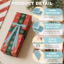 3 x 24 Pcs Christmas Bows for Tree, Light Blue Velvet Ribbon Bow for Christmas Tree, Pre-Tied Vintage Xmas Bows for Xmas Trees Wreaths Gifts Wedding Indoor Outdoor Decorations, 5 x 7 Inch