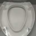 KOHLER 25875-0 Hyten 3" Height, Elevated Soft Close Elongated Toilet Seat, Contoured Seat with Grip-Tight Bumpers, Quick-Attach Hardware, No Slam Toilet Seat, White
