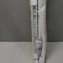 UNISHADES no Drill Cordless Roman Shades for Windows, 20" W 64" H - 100% Blackout - Linen - Mist White