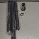 Metal Black Closet Rods for Hanging Clothes, 1.3 Inch Diameter Heavy Duty Closet Rod 17-51 Inch Adjustable Clothes Hanging Bar Shower Curtain Rods for Closet, Wardrobes, Bathroom, Windows