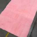 qulint Pink Area Rugs for Bedroom, 4x6 Fluffy Soft Kids Rugs for Girls Shag Carpet for Living Room, Small Fuzzy Plush Shaggy Alfombras for Nursery Dorm Room Home Decor (4ft x 6ft, Pink)