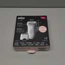 Braun Epilator Silk-pil 7, Hair Removal Device, Women Shaver & Trimmer, Wet and Dry, Wide Head, Includes Shaver Head and Trimmer Comb, SE7-041, Silver