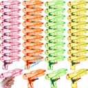 Leyndo 50 Pack Water Gun for Kids Mini Water Gun Bulk Colorful Blaster Squirt Pistol Bulk for Boys Girls Outdoor Beach Game Summer Swimming Pool Party Favor(Fresh, Cute)