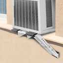 2 Pack Window Air Conditioner Support Bracket, Wall Mounting Unit Window Stand Mount AC Brackets Support, Universal for 5,000-24,000 BTU AC Units, Up to 165lbs