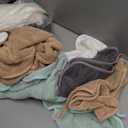 CandyHome 12 PCS Baby Bath Towels Set for Infants Toddlers, 4 PCS Animal Hooded Baby Towels & 8 PCS Washcloths Set, Ultra Absorbent Cute Soft Newborn Bath Essentials Gifts for Boys & Girls (Green, Grey, Brown, White)