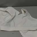 BRABIC Post Surgery Front Closure Bras for Women Full Coverage Compression Mastectomy Wireless Bra with Adjustable Straps (Large, White)