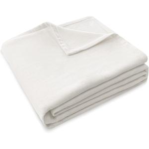 Style Quarters Cashmere Bed Blankets Twin Size White 10% Cashmere 90% Cotton Warm Luxury Plush Cozy Soft Comfy Lightweight Twin Blanket for Bed,Sofa,Couch,Travel,Camping All Season (60x90 Inches)