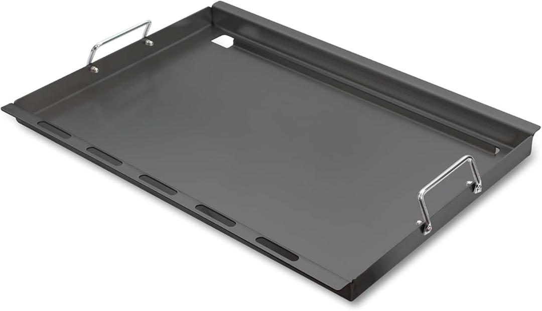 Genesis II E310 Full Size Griddle 6788 Flat Top Grill Insert for Genesis II 300 Series GS4 Grill Parts for Weber Genesis II E310 E320 S330 EP310 EP320 EP330 Carbon Steel