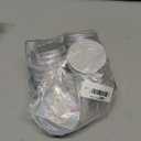 2 Ounce Aluminum Tin Jar Refillable Containers 60 ml Aluminum Screw Lid Round Tin Container Bottle for Cosmetic,Lip Balm, Cream, 24 Pack (Silver)