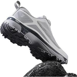 MENCCO Men's Trail Running Shoes Fashion Walking Hiking Sneakers for Men Tennis Cross Training Shoe Outdoor Snearker Mens Casual Workout Footwear-White-11