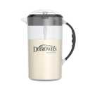 Dr. Brown's Baby Formula Mixing Pitcher with Adjustable Stopper, Locking Lid & No Drip Spout, Black, BPA Free, 36oz, 1 Pack