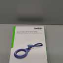 Belkin Apple Airtag Secure Holder With Strap - Apple Air Tag Keychain - Airtag Holder With Strap For Key Ring - Airtag Keychain Accessories - Scratch Resistant Airtag Case With Raised Edges - Blue