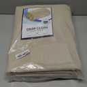 Canvas Painters Drop Cloth (Size 9 x 12 Feet - Pack of 1) - Pure Cotton Paint Drop Cloth for Painting, Curtains, Furniture & Floor Protection - All Purpose Thick Canvas tarp with Double Stitched Edges