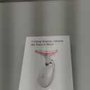 Face Light Therapy Device, Based on Triple Action LED, Thermal, and Vibration Technologies, Face and Neck Beauty Device with 7 Color LED for Home Use, Improve Skin(Glossy White)