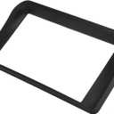 2-DIN car radio panel frame ABS black Radio Fascia compatible with LX-470 1998-2002, Cruiser 100 (LC100) 1998-2003