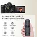 for Sony Wireless Camera Remote Control Shutter Release Compatible with Sony A7C,A7III,ZV-1,ZV-E10,ZV-1F,A6100,A6400,A6700,A7IV,RX100 VII,A9,A9 II,DSC-RX0 II,DSC-RX100 VII,Replace RMT-P1BT