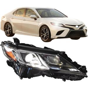 Right Hand Headlights Assembly For 2018-2024 Toyota Camry w/Projector Lens