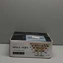 Square Spice Jars with Bamboo Wooden Lid (Pack of 24) Spice Jars with Shaker Insert and 240 Labels - Bamboo Lid Glass Container for Spice Organisation [4.3 in  1.8 in]