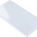 Lovdeco Peel and Stick Glass Subway Tile, 3 x 6 Inch, 5 Sq Ft, Ice Blue Glass for Bathroom Kitchen Backsplash Wall, 40-Pack