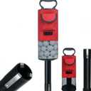 HOW TRUE Golf Ball Retriever, Portable Shag Bag Golf Ball Pick Up with Removable Plastic Tube, Pocket Shagger Storage (Red 1)