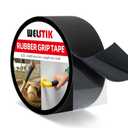 WELSTIK Rubber Grip Tape, Ultra Strong Waterproof Anti Slip Tape with Textured Adhesive for DIY Tools & Gadgets (Black, 2In x 16.5Ft)