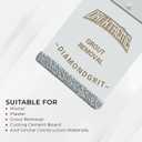 Diamond Oscillating Blade, Flush Cutting Oscillating Multi Tool Saw Blades for Grout Removal, Cleaning Mortar, 4-Pack