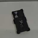 Caka for Samsung Galaxy S25 Ultra Case with Belt Clip Holster Slide Camera Cover Built-in 360 Rotate Ring Holder Stand Heavy Duty Shockproof Protective S25 Ultra Case 2025, Black