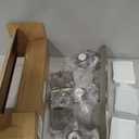 Modern 3-Lights Brushed Nickel Vanity Lights, Bathroom Light Fixture Over Mirror Wall Lighting Sconces with Frosted Glass Shades, E26 Bulb Base