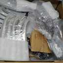 SMUG Office Computer Desk Chair, Ergonomic Mid-Back Mesh Rolling Work Swivel Task Chairs with Wheels, Comfortable Lumbar Support, Comfy Arms for Home, Bedroom, Study, Dorm, Student, Adults (Light Black)