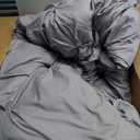 Bedsure King Size Comforter Set - Bedding Sets King 7 Pieces, Pintuck Bed in a Bag Grey Bed Set with Comforter, Sheets, Pillowcases & Shams