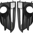 Roneeson 2Pcs Front Driver and Passenger Side Fog Light Bezel Cover for Subaru Impreza 2017-2019 2.0L