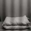 Beautyrest Luxury Goose Feathers Down Pillows Queen Size Set of 2, Hotel Collection Fluffy Bed Pillows, Medium Firm Hypoallergenic Pillow, 500 Thread US Grown Cotton Cover (20x28, Pack of 2) (White)