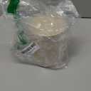 Natural Marble Canister, Cotton Swab Holder with Lid, Marble Toothbrush Holder Qtip Holder Storage for Cotton Swab, Floss Picks, Makeup Pad, Bath Salt, Beige White Travertine(NS019)