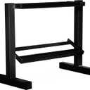 Cap Barbell Two Tier Dumbbell Rack (Black - 24 Inch)
