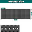 EVERHANGER Metal Pegboard Panels 24" x 12", Heavy Duty Steel Peg Boards for Garage, Pegboard Wall Organizer for Tool Storage and Organization, Black, 6 Pack