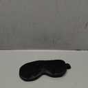 Natural Silk Sleep Mask, Blindfold, Super Smooth Eye Mask (Black)