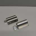 Toothpaste Squeezer - Metal Tube Squeezer Stainless Steel Tube Wringer UDQYQ Toothpaste seat Holder Stand (Silver)