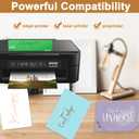 2 x 28 Sheets Purple Cardstock 8.5 x 11 Certificates Paper, 250gsm/92lb Heavyweight Lavender Card Stock for DIY Cards Making, Birthday Decorations, Christmas Cards, Wedding Invitations