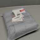 PU Leather Bar Stool Covers with Backs, 4 Pack Stretch Waterproof Bar Stool Chair Covers Washable & Comfortable Barstool Covers Slipcovers with Back for Pub/Counter/Dining Room Decoration (Grey)