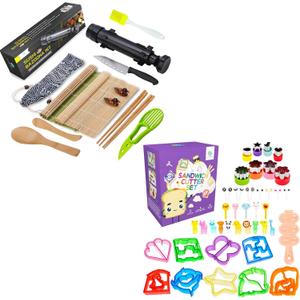 FUNGYAND Sushi Making Kit Bento Box Accessories Kit, Make Your Lunch Easy and Fun